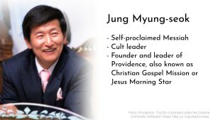 Jung Myung-seok, cult leader